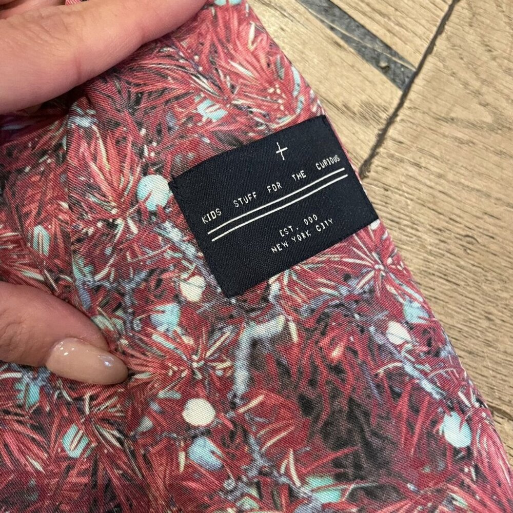 REVERSIBLE graphic Patterned BOMBER Jacket - Picture 5 of 10